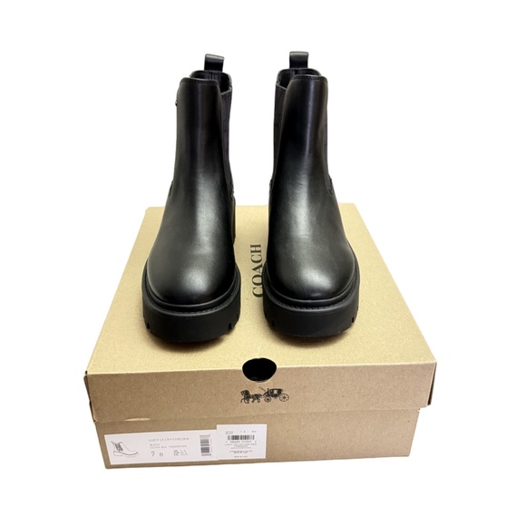 Coach Black Chelsea Boots - Picture 2 of 6